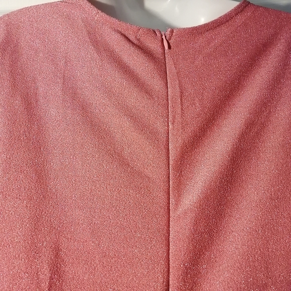 Sexy! Sparkly! Dark Pink 🩷 Plunge Neckline Bodycon Dress - Picture 7 of 7